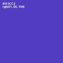 #513CC2 - Purple Heart Color Image