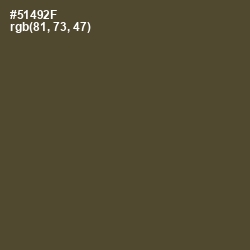 #51492F - Judge Gray Color Image