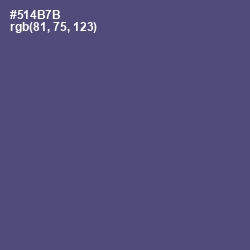 #514B7B - East Bay Color Image