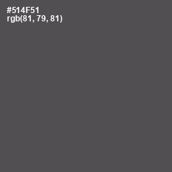 #514F51 - Mortar Color Image