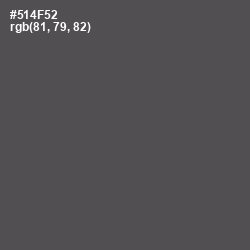 #514F52 - Mortar Color Image