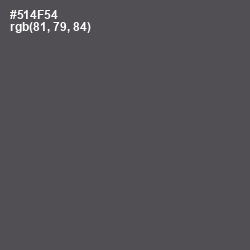 #514F54 - Mortar Color Image