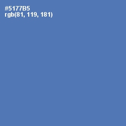#5177B5 - San Marino Color Image