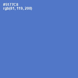 #5177C8 - Indigo Color Image