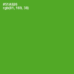#51A926 - Apple Color Image