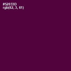 #52033D - Mulberry Wood Color Image