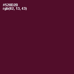 #520D2B - Bordeaux Color Image