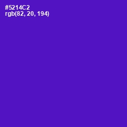 #5214C2 - Purple Heart Color Image