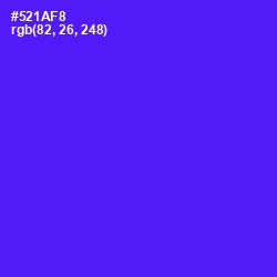 #521AF8 - Purple Heart Color Image
