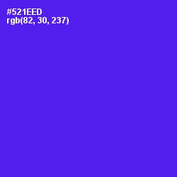 #521EED - Purple Heart Color Image