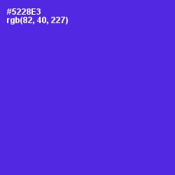 #5228E3 - Purple Heart Color Image