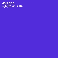 #522BDA - Purple Heart Color Image