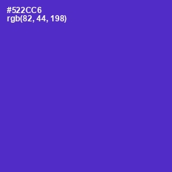 #522CC6 - Purple Heart Color Image