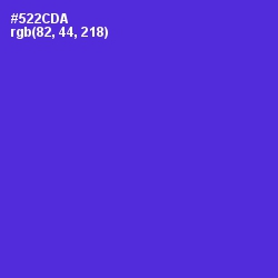 #522CDA - Purple Heart Color Image