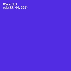 #522CE3 - Purple Heart Color Image