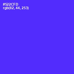 #522CFD - Purple Heart Color Image