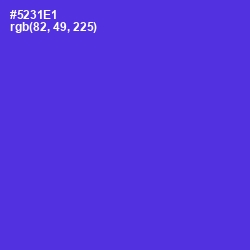 #5231E1 - Purple Heart Color Image