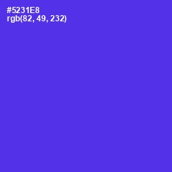 #5231E8 - Purple Heart Color Image