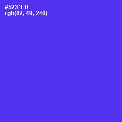 #5231F0 - Purple Heart Color Image