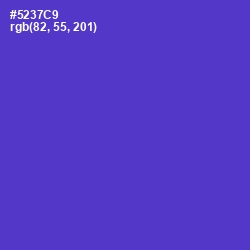 #5237C9 - Purple Heart Color Image