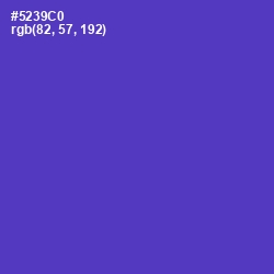 #5239C0 - Purple Heart Color Image