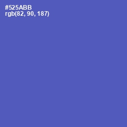 #525ABB - Blue Violet Color Image