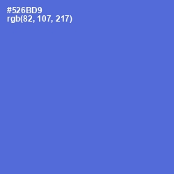 #526BD9 - Indigo Color Image