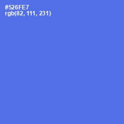 #526FE7 - Royal Blue Color Image