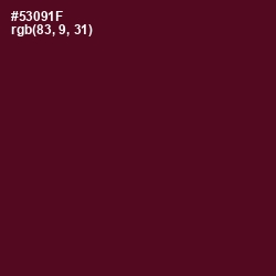 #53091F - Maroon Oak Color Image