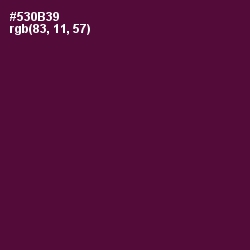 #530B39 - Mulberry Wood Color Image