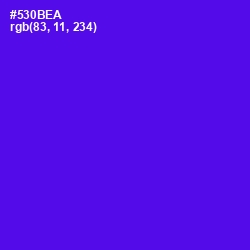 #530BEA - Purple Heart Color Image