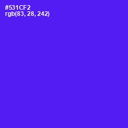 #531CF2 - Purple Heart Color Image