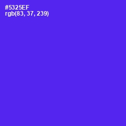 #5325EF - Purple Heart Color Image