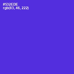 #532EDE - Purple Heart Color Image