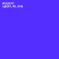 #532EFE - Purple Heart Color Image