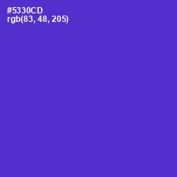 #5330CD - Purple Heart Color Image