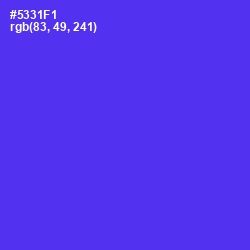 #5331F1 - Purple Heart Color Image