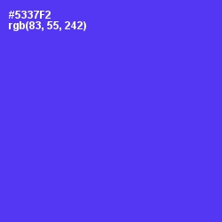 #5337F2 - Purple Heart Color Image