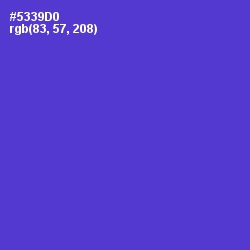 #5339D0 - Purple Heart Color Image