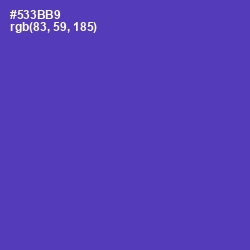 #533BB9 - Royal Purple Color Image