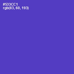 #533CC1 - Purple Heart Color Image