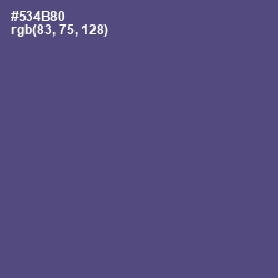 #534B80 - Victoria Color Image