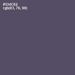 #534C62 - Mulled Wine Color Image