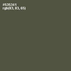 #535341 - Fuscous Gray Color Image