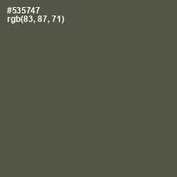 #535747 - Fuscous Gray Color Image