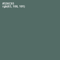 #536C65 - Como Color Image