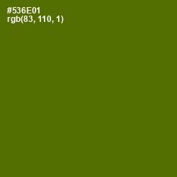 #536E01 - Green Leaf Color Image