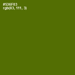 #536F03 - Green Leaf Color Image