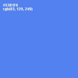 #5381F0 - Cornflower Blue Color Image