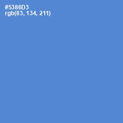 #5386D3 - Havelock Blue Color Image